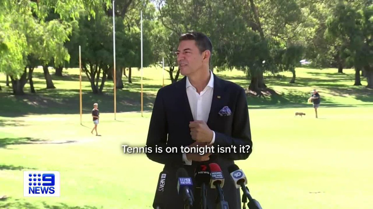 Lord Mayor Basil Zempilas has insisted a controversial moment caught on camera has been taken out of context – calling accusations he was referring to women's tennis "flat out wrong". #9News