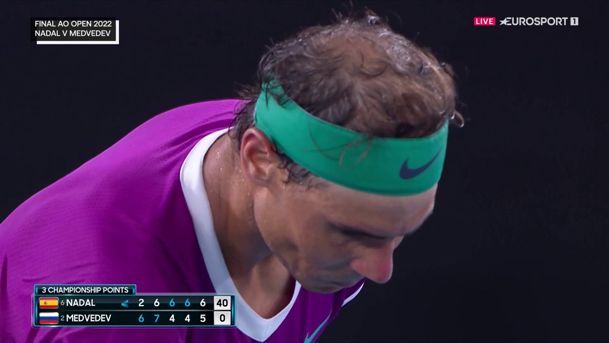 4% de probabilidades. 96% de fe. Han pasado dos años y se nos sigue poniendo la piel de gallina, Rafa Nadal 💙 #AusOpen | #AusOpenEurosport
