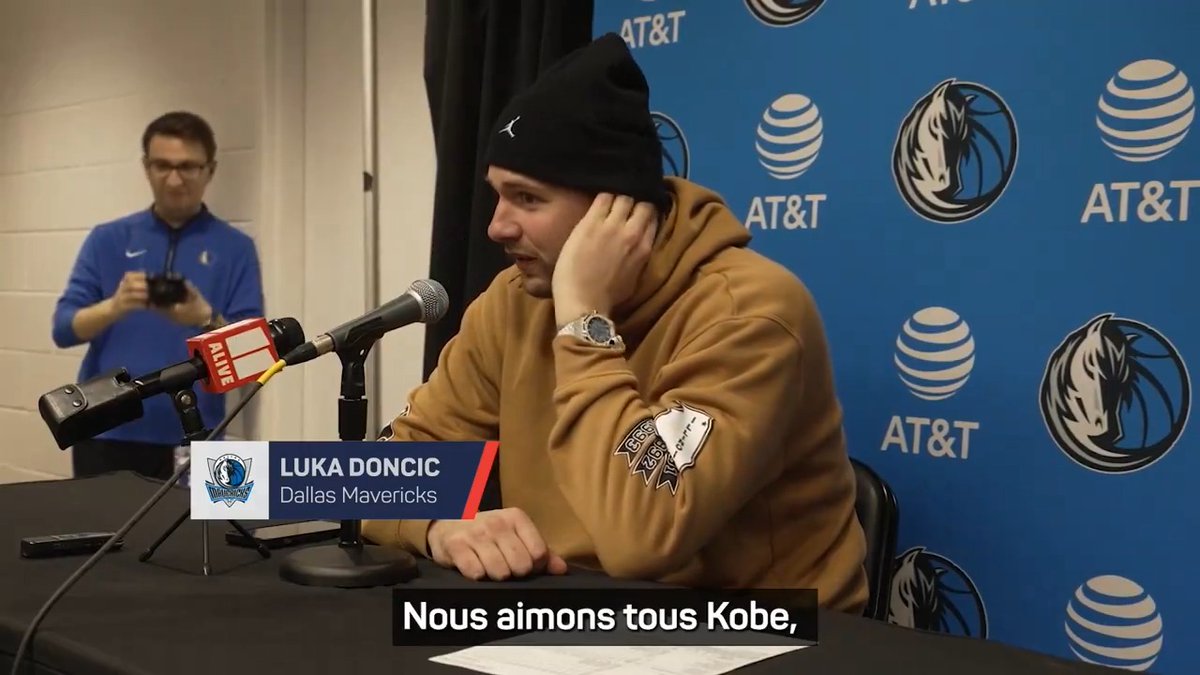 🥺🎙️ Luka Doncic évoque Kobe Bryant après ses 73 points contre Atlanta ! #interview #NBAextra