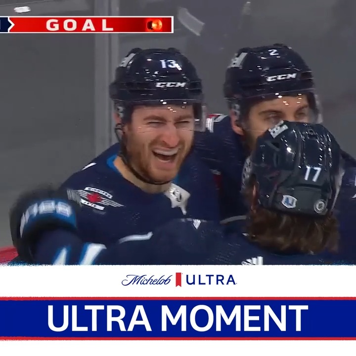 Vilardi got the party started last home game 🥳 Which Jet is going to score first tonight? Reply below and you could win a pair of tickets thanks to Michelob ULTRA Canada! 18+ | Rules & Regulations ▶️