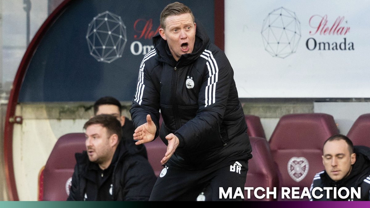 Barry Robson spoke to RedTV after today's game with Hearts.