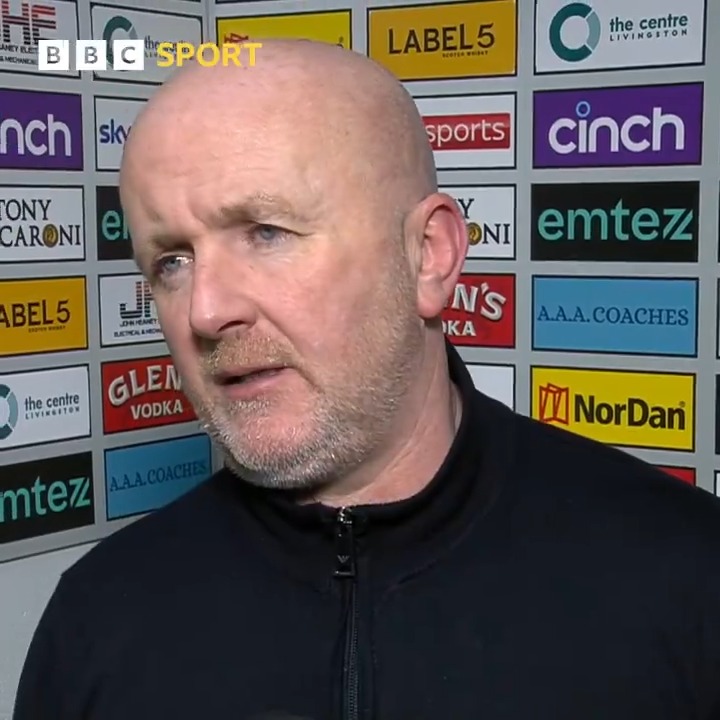 🗣️ "We're away, we're in the Championship next season at this rate" Livingston manager David Martindale is despondent after the Scottish Premiership's bottom side lost 4-1 at home to Dundee, leaving them still six points adrift of 11th place with two more games played.
