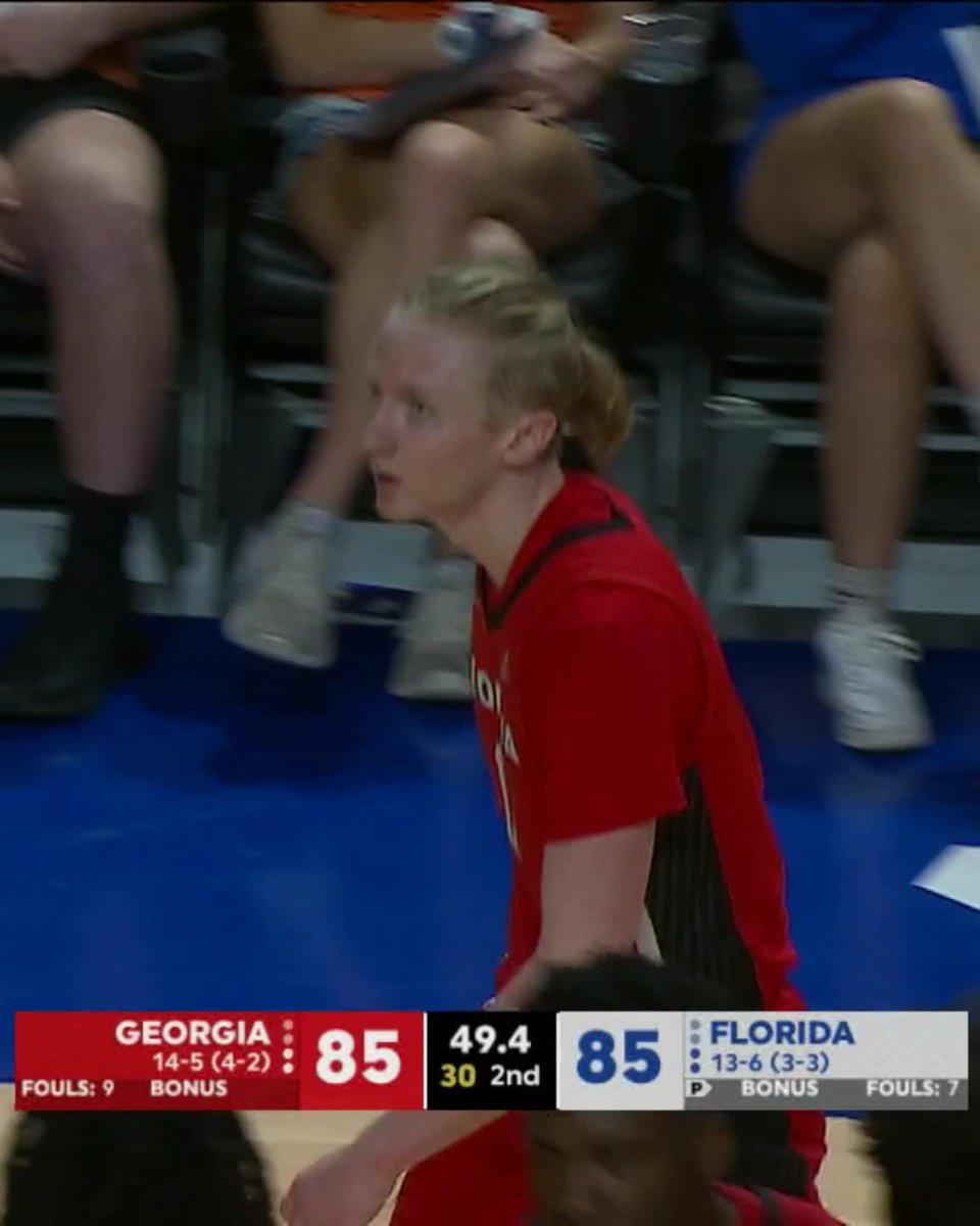 GEORGIA GOES ON A 13-2 RUN TO FORCE OT 😳 Georgia Basketball (via SEC Network)