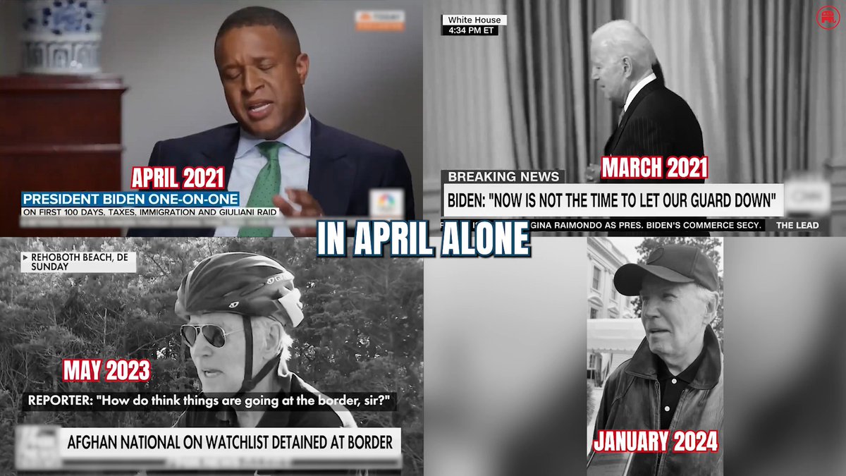 Biden said in April 2021 they had gotten "control" of the border crisis. That was an outright lie
