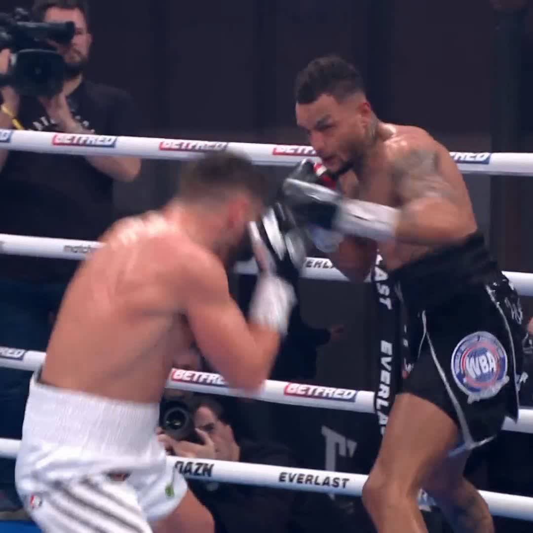 The Wolf retains his WBA International Welterweight Title 🐺 Conah ‘the wolf’ walker drops and stops Lloyd Germain in the third! 💥💥💥 #WalkerGermain | DAZN Boxing | #CrockerFelix