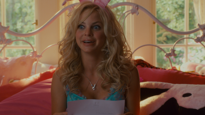 Every Anna Faris line in The House Bunny hits.