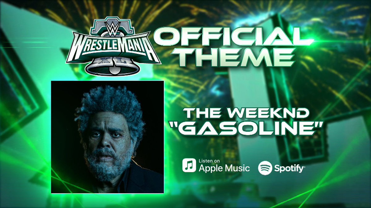 With #WrestleMania season right around the corner, @TheWeeknd becomes the only artist in WWE history to have 5 Official Theme Songs 5 years in a row. “Gasoline” from the album Dawn FM is an Official Theme Song of #WrestleMania XL!