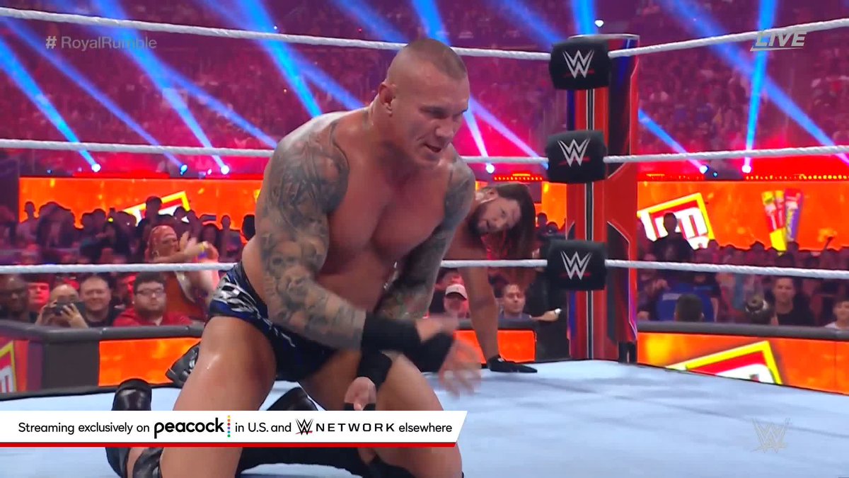 Everybody got an RKO from Randy Orton! But wait a minute..... #RoyalRumble