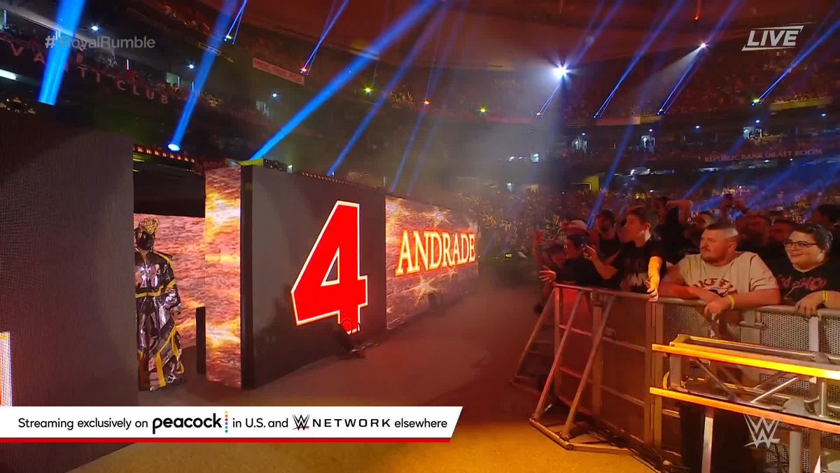 ANDRADE! “EL IDOLO” ANDRADE better than MJF!!! is back and competing in the Men's #RoyalRumble Match!