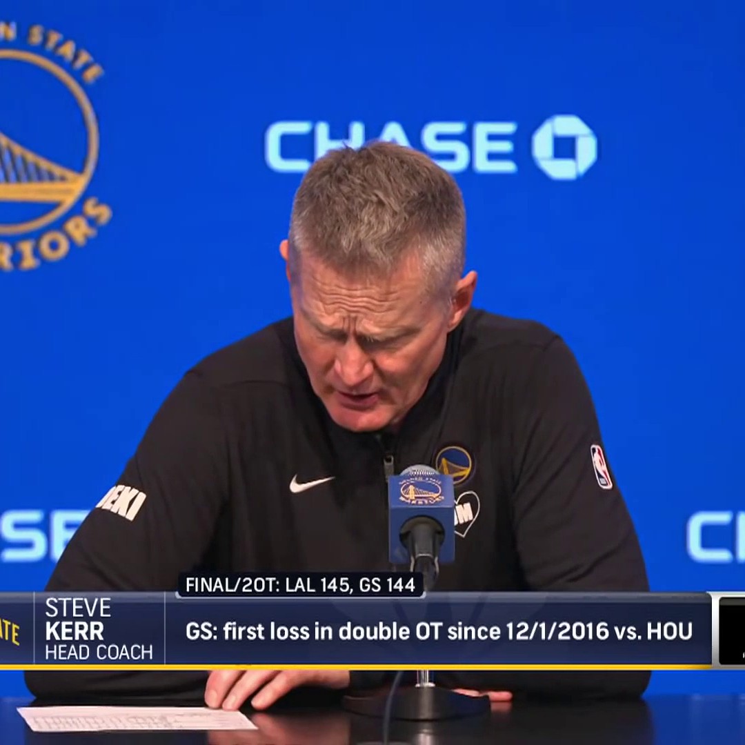 “I’m not going to comment on their 43 free throws to our 16… I’m not going to comment on Steph shooting 3 free throws in 43 minutes.” 😂😂😂😂😂😂😂😂😂😂😂😂