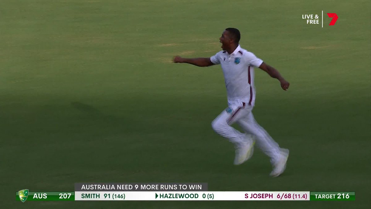 WEST INDIES WIN! ONE OF THE BIGGEST UPSETS IN TEST MATCH HISTORY! #AUSvWI