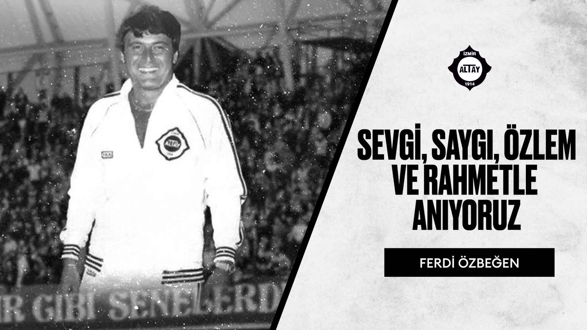 Ortaya koyduğu sayısız eserle hayatlarımıza dokunan ve aynı zamanda Büyük Altay'a gönül vermiş bir taraftarımız olan değerli sanatçımız Ferdi Özbeğen'i, aramızdan ayrılışının 11. yılında sevgi, saygı ve rahmetle anıyoruz. #GündüzümSeninle | #BüyükAltay