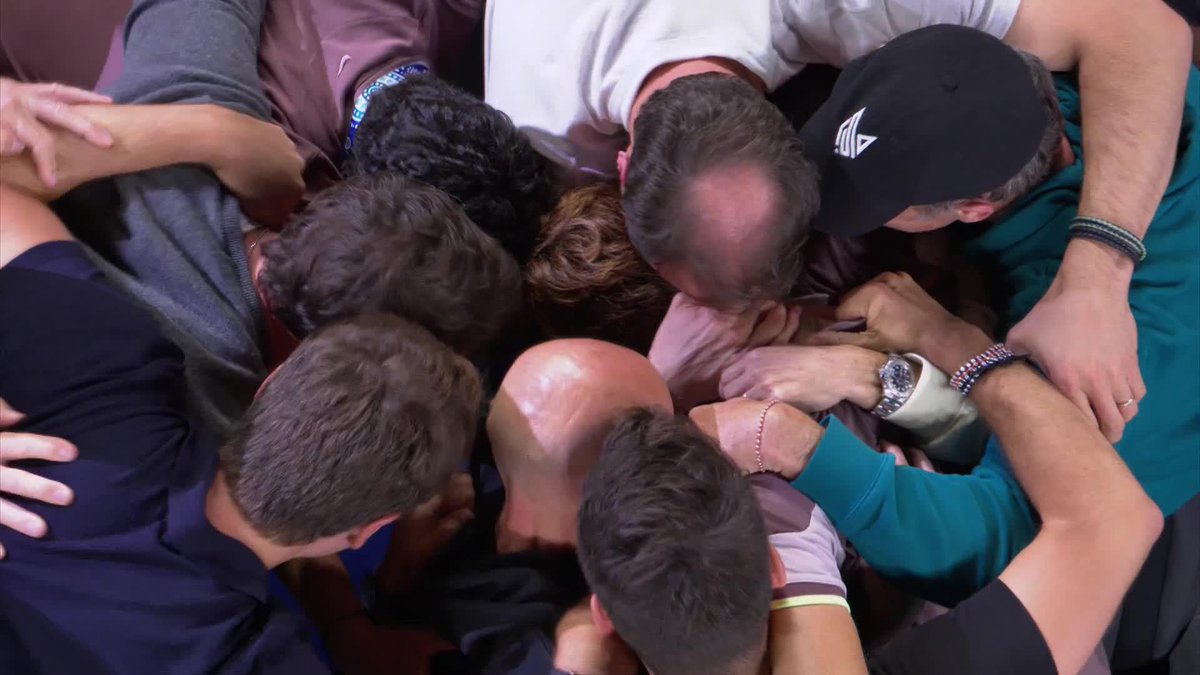 Magic moments in the Jannik Sinner camp ๐ #AusOpen โข #AO2024