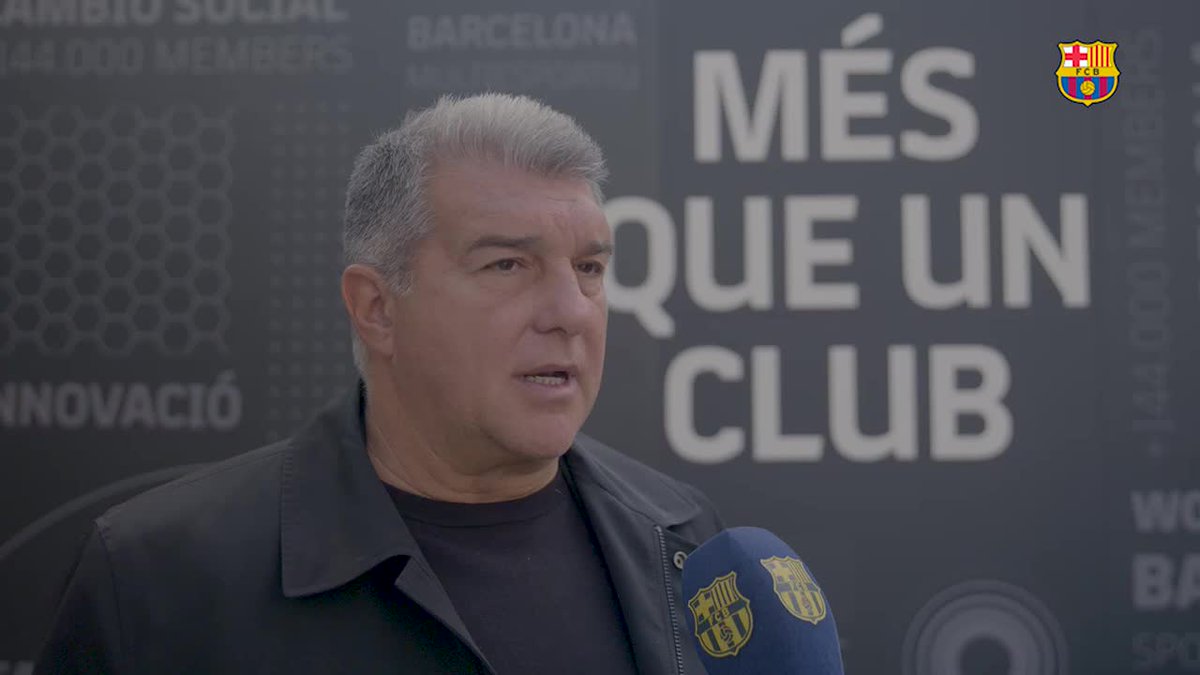 🎙️ Les declaracions del president Joan Laporta Estruch