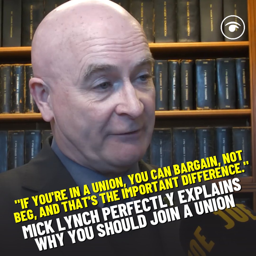 "If you're in a union, you can bargain, not beg, and that's the important difference." Mick Lynch perfectly explains why you should join a union 👇