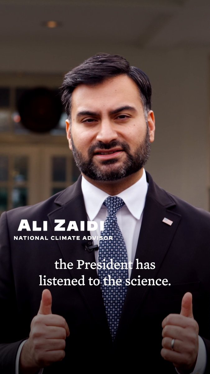 Our Administration announced a temporary pause on pending approvals of Liquefied Natural Gas exports. Hear from National Climate Advisor Ali Zaidi on what this means: