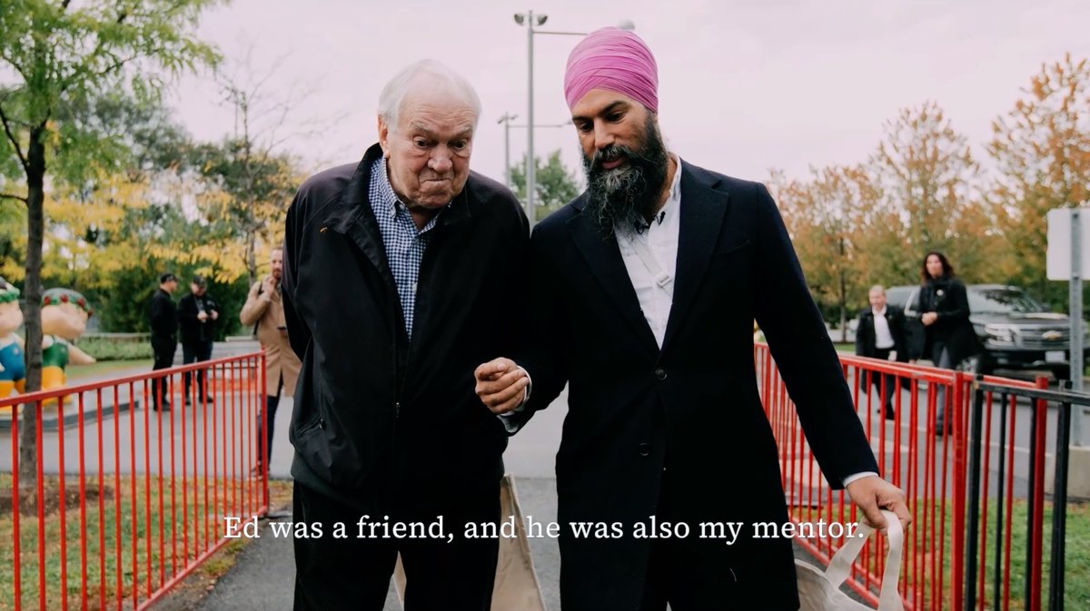 Ed Broadbent was a legend who never stopped fighting for people. He was a strong voice for working people. Today we celebrate his life and the impact he had on our country. In his honour, we will continue fighting. Rest in Power Ed.