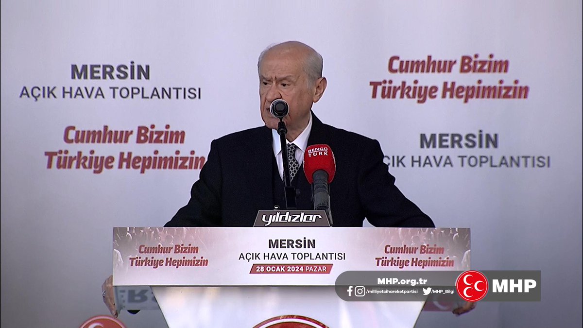 Mersin’i DEM’lenmiş CHP musibetinden arındırmak milli güvenliğimiz, milli huzurumuz, milli onurumuz adına da mecburiyettir.