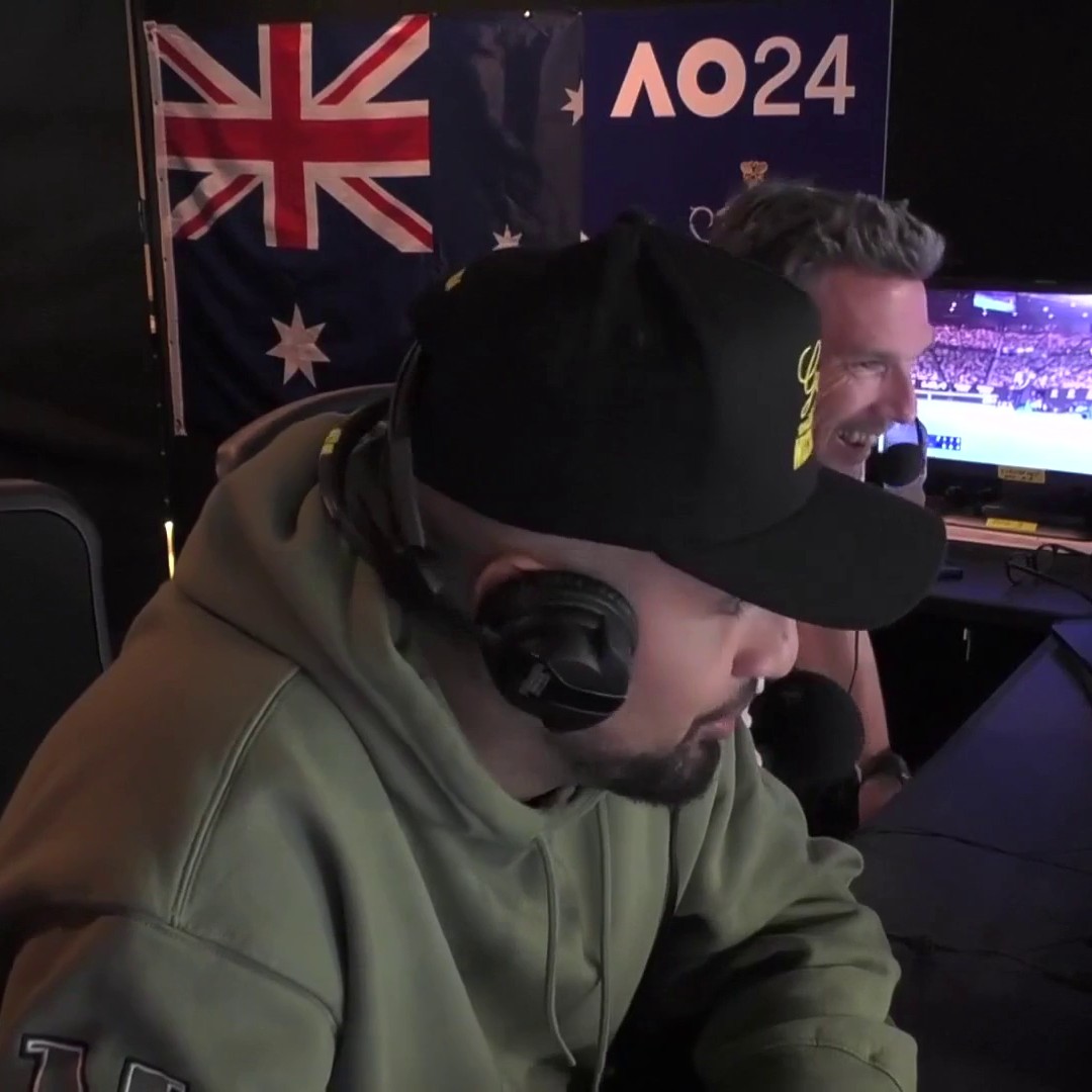 A Jannik Sinner masterclass 🔛 the court 🎾 A Nicholas Kyrgios masterclass off the court 👏 The man was made for the mic 🎙️ #AusOpen
