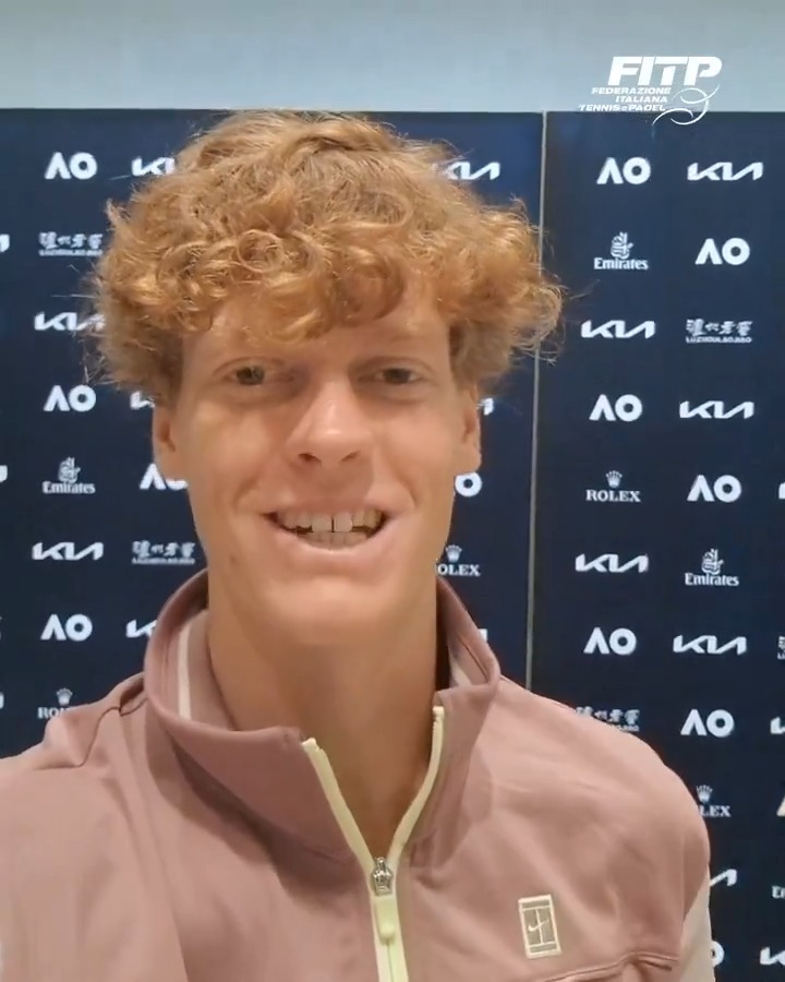 Il campione degli #AusOpen ha un messaggio per voi 💌🥰 #tennis | #Sinner | Jannik Sinner