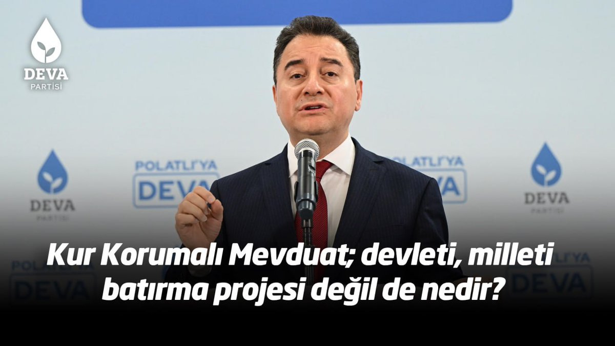 Kur Korumalı Mevduat; devleti, milleti batırma projesi değil de nedir?