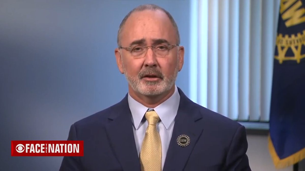 BREAKING: Watch UAW President Shawn Fain define President Biden as a working class President and Donald Trump as a billionaire’s President. Retweet to ensure the whole country sees.