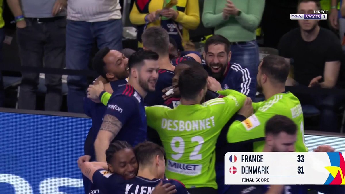 🏆🤾‍♂️ #EHFEuro2024 #FRADAN 🇸🇪🇩🇪 La France est championne d'Europe !