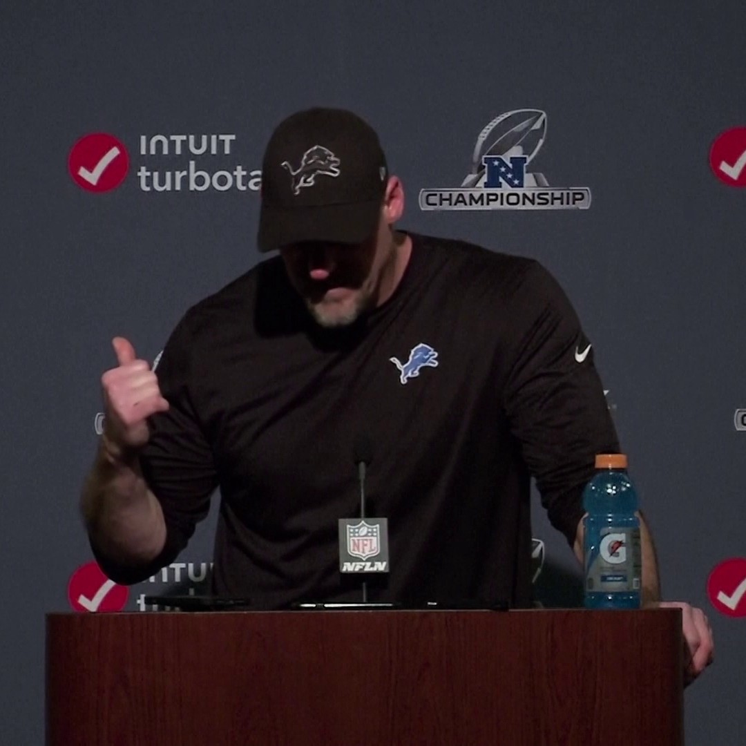"I'm proud of that group and I'll go anywhere with that group" 👊 Detroit Lions head coach Dan Campbell after their NFC Championship loss to San Francisco 49ers ⬇️