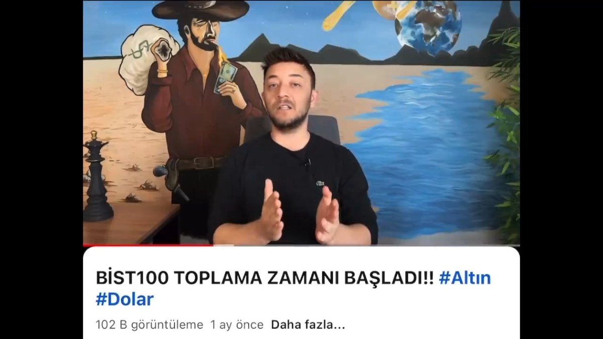 Bist100 benim takip ettiğim son 1 aylık trendde aşağıdaki video basit bir örneklerden biridir. İlaveten ilk hedefim 8500 zirve bölgesiydi. İkincil hedefim ise 10bin seviyelerine gidiş idi. Bu trendleri takibe devam edeceğim.
