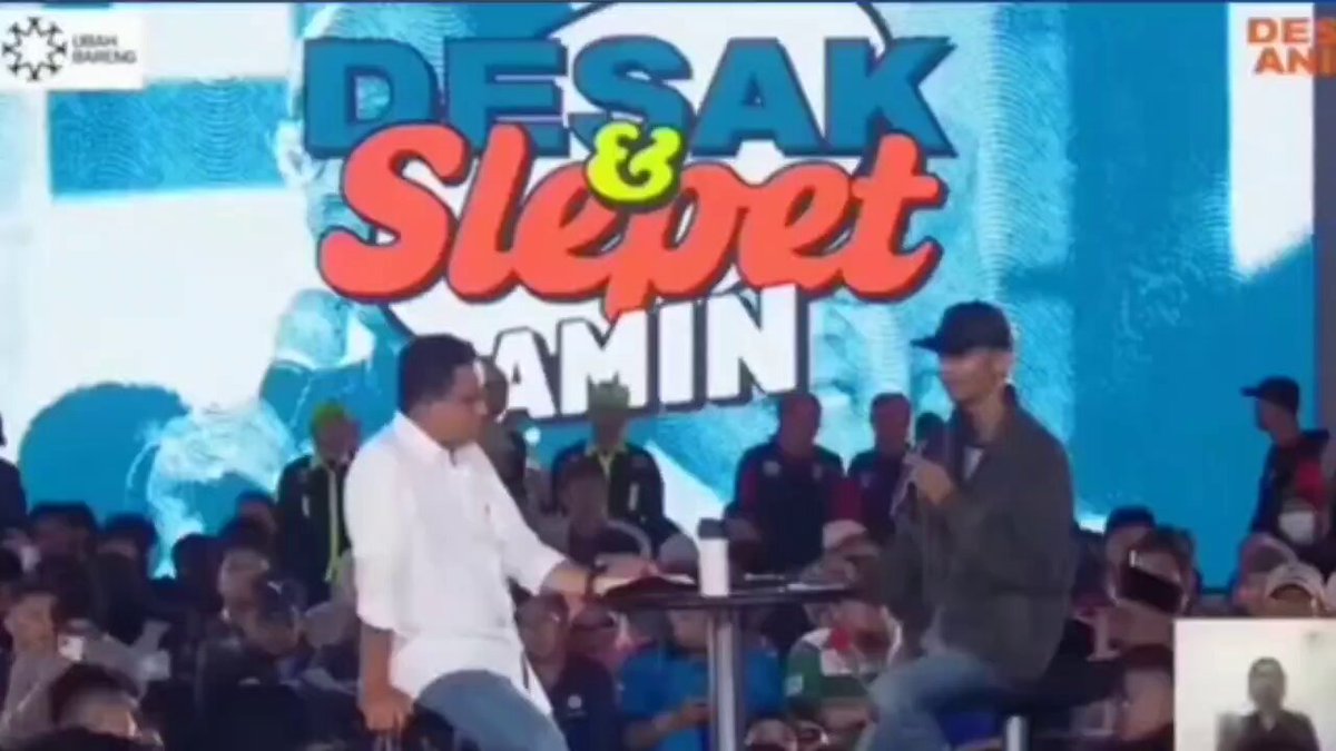 Terima Kasih bpk Penanya sdh mewakili pertanyaan dlm hati saya 😭😭😭 Pak Anies Baswedan, seandainya jika bpk tdk terpilih Presiden apakah 5 thn kedepan bpk akan meninggalkan kami? Apakah kami akan berjuang sendiri pak? #DesakAnies #DesakSlepetAMIN #TakeAniesLookatJakarta