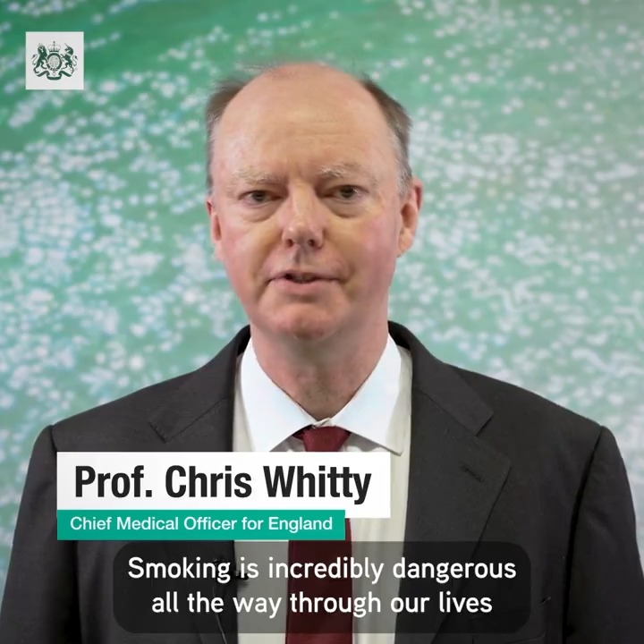 "It is absolutely unacceptable to be marketing vapes to children." Professor Chris Whitty Professor Chris Whitty explains why vapes should only be used by smokers as a tool to quit. Details: #SmokefreeGeneration"