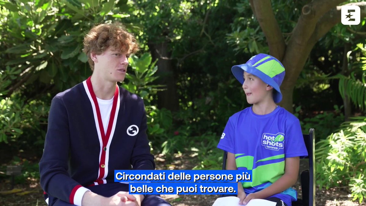 Un'intervista diversa dal solito per il nostro Jannik 🥹🥹🥹 #EurosportTENNIS #AusOpen #AO2024 #Sinner #Tennis