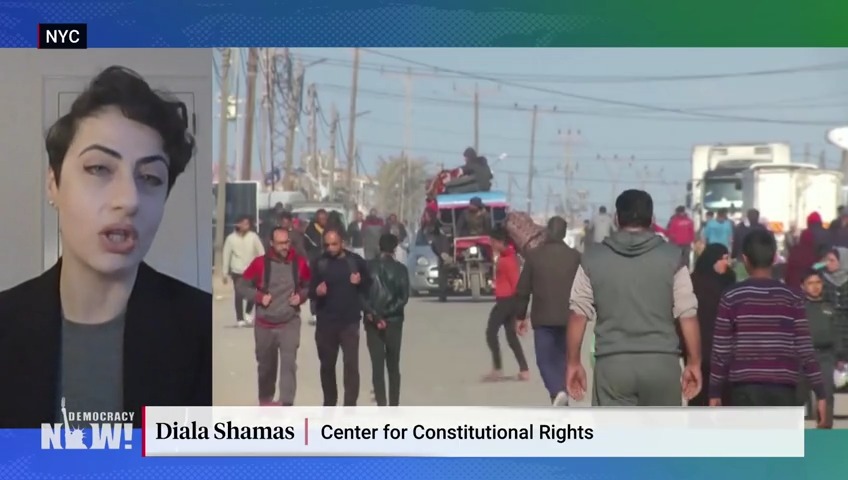 In a landmark lawsuit filed by The CCR is on bsky (@ccrjustice.org), the Biden administration is standing trial in the United States for failure to prevent genocide in Gaza. Center for Constitutional Rights attorney Diala explains the case and describes the first day of hearings.