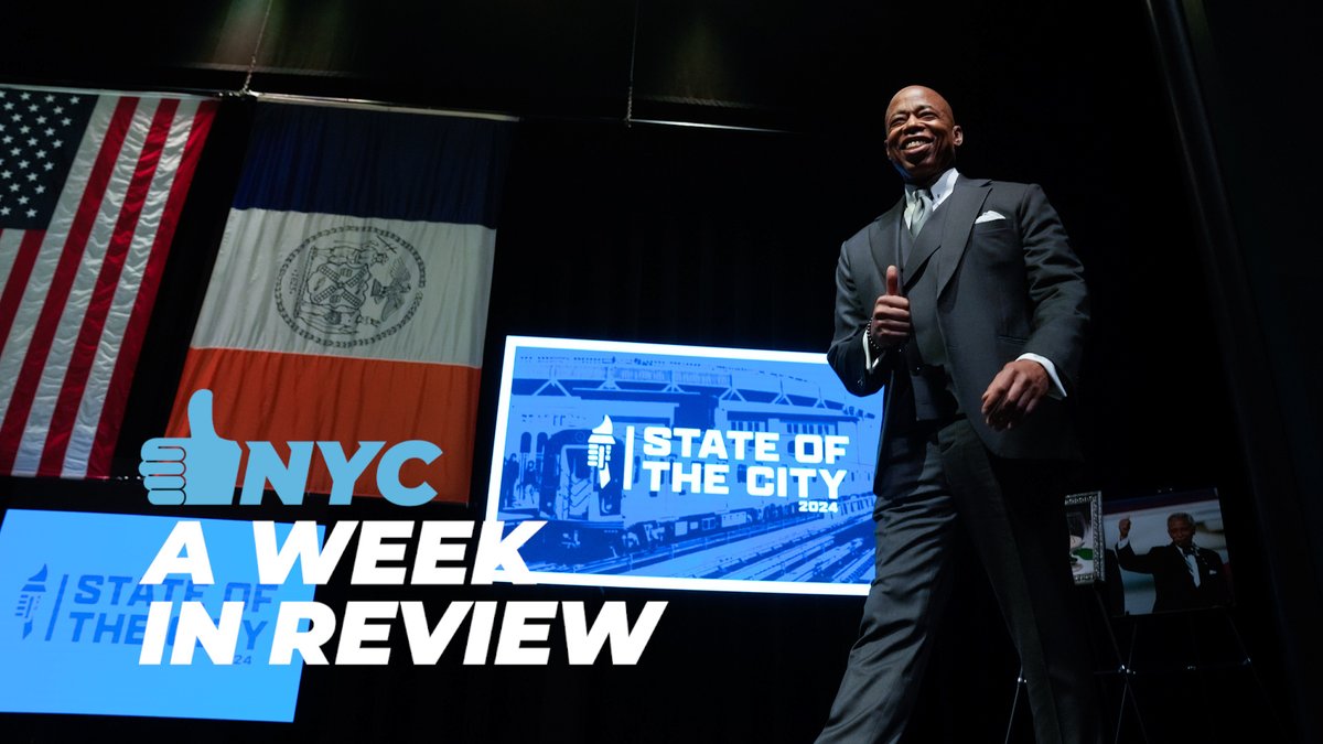 The state of our city is strong thanks to the hard work of this administration and millions of dedicated New Yorkers. ➡️ ➡️ ➡️