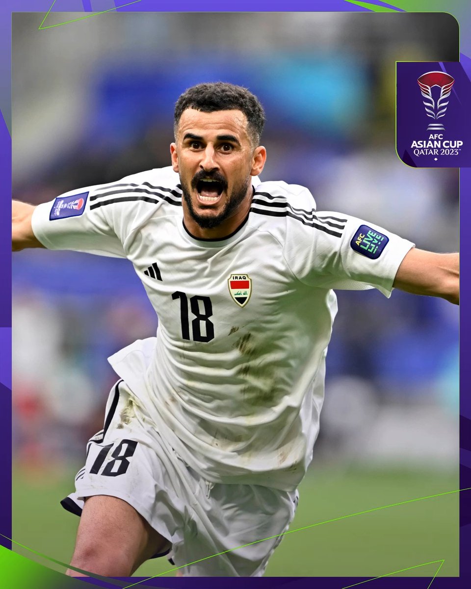 ๐ฎ๐ถ Aymen Hussein. Simply unstoppable! #AsianCup2023 | #HayyaAsia | #IRQvJOR