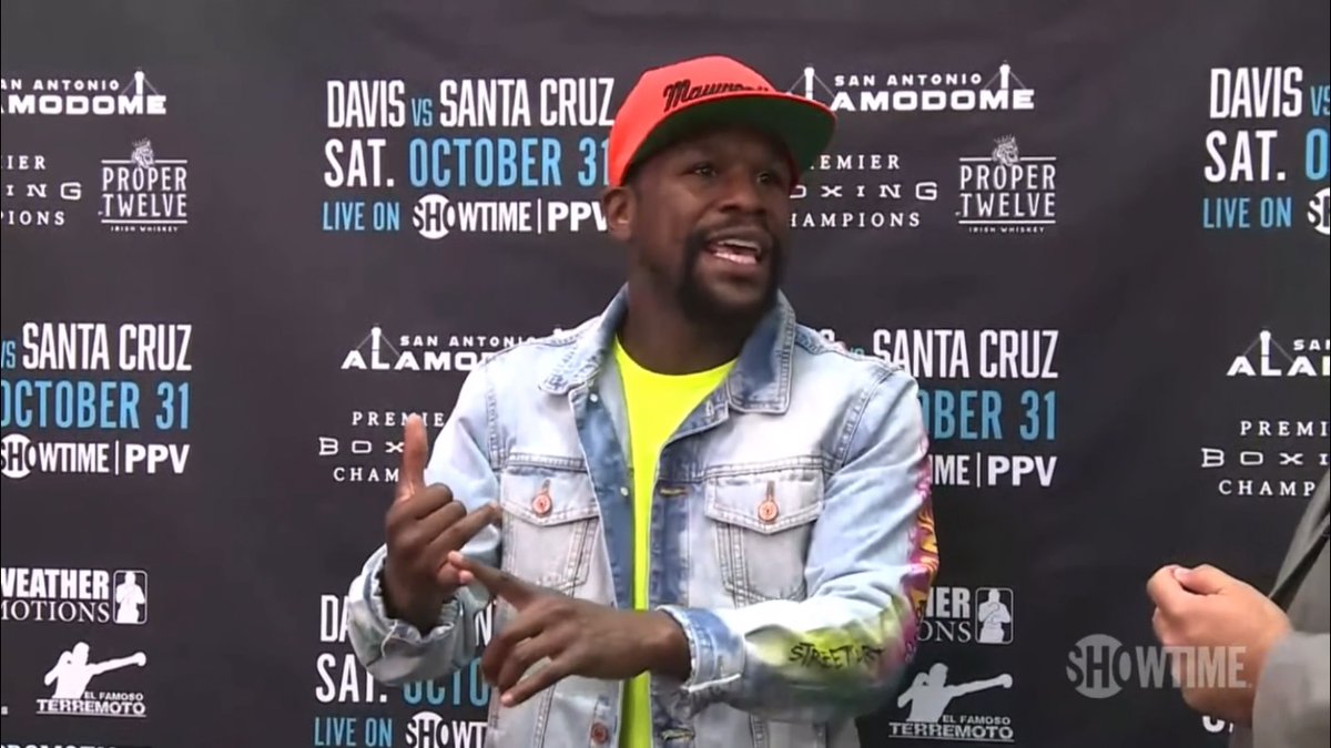 Floyd Mayweather's rant about the amount of belts and sanctioning fees in boxing: “WBC, WBA, IBF, WBO - y’all gotta clean this s*** up.” [🎥 Showtime Boxing (Roblox)]