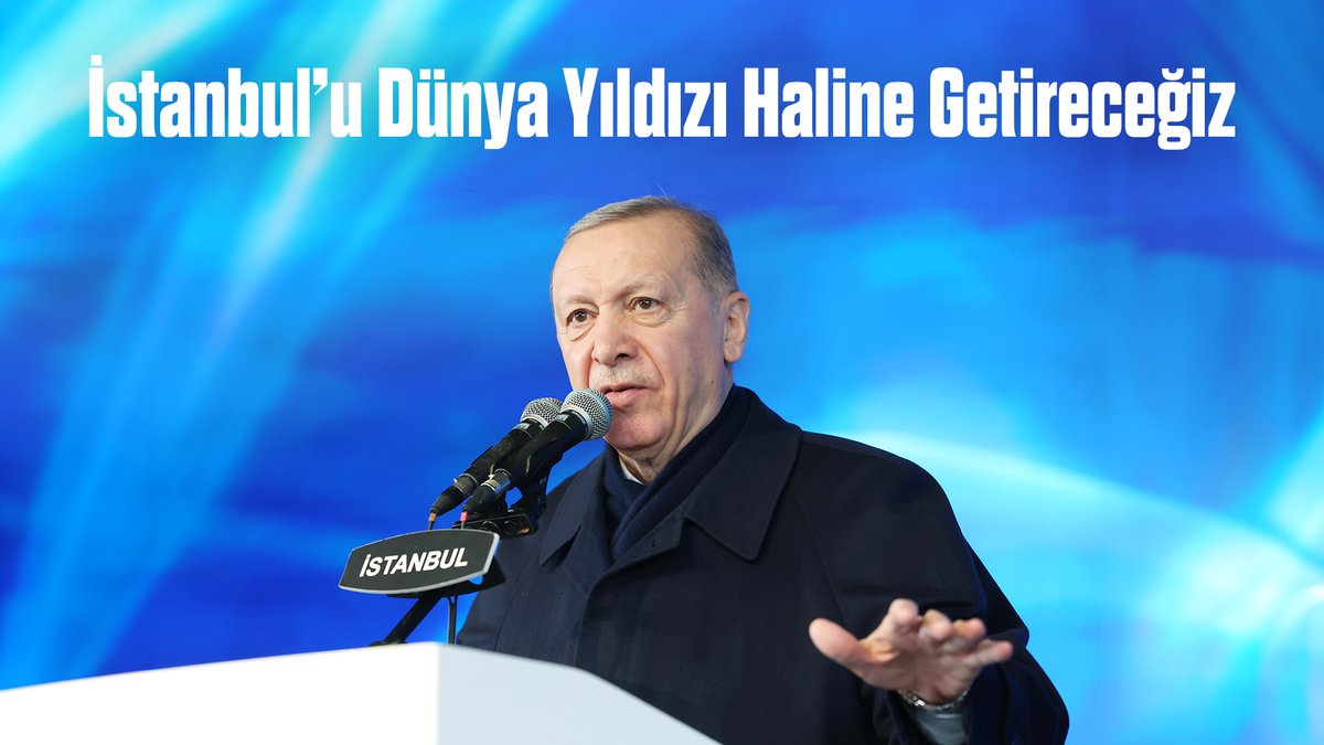 Cumhurbaşkanımız Recep Tayyip Erdoğan: “Aziz milletimizin takdiriyle 1 Nisan'dan itibaren İstanbul'umuz için ilk günkü heyecan ve aşkla çalışmayı sürdüreceğiz. İstanbul'a kaybolan yıllarını geri vermekle kalmayacak, inşallah bu güzel şehri bir dünya yıldızı haline getireceğiz.”