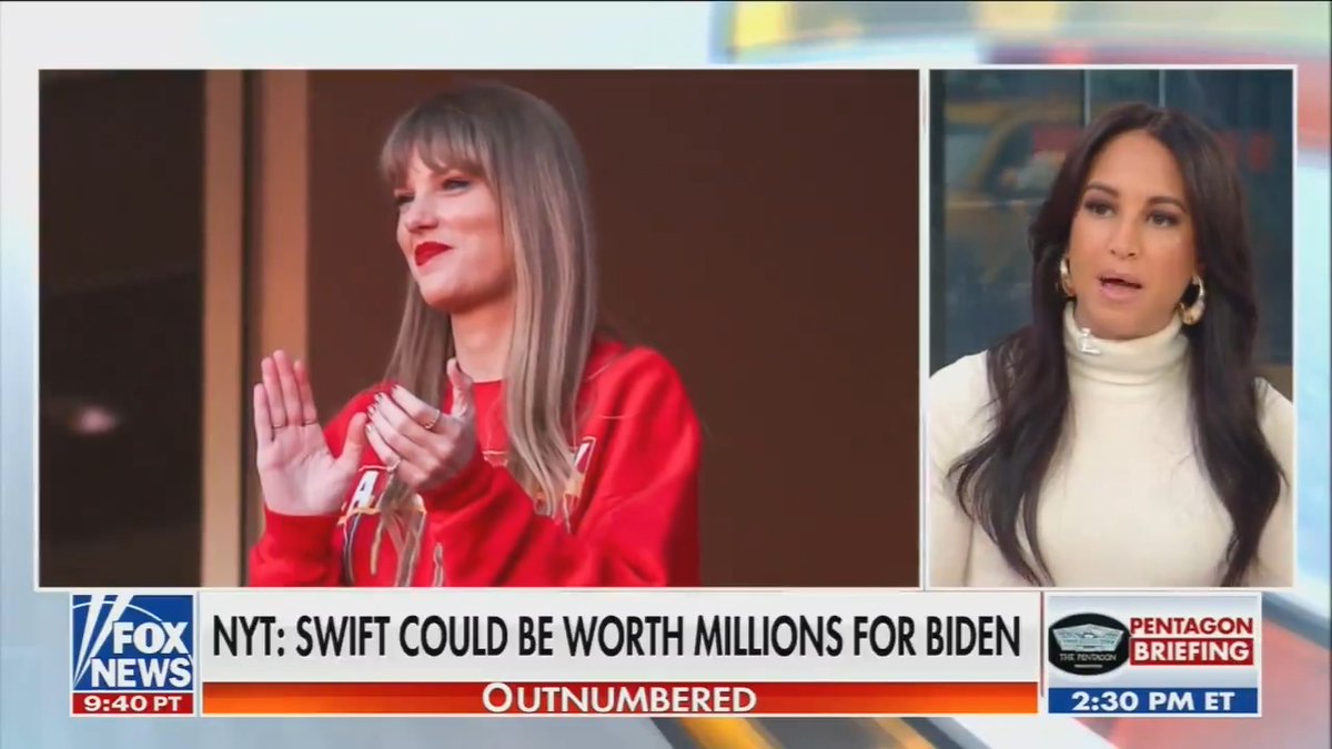 Fox News' Emily Compagno argues Biden's trying to “harness” the power of Taylor Swift and influencers instead of everyday Americans: “This is a president who prioritizes and protects time with young, 'influential' groups and TikTokers ... because of the harness attached to it.”
