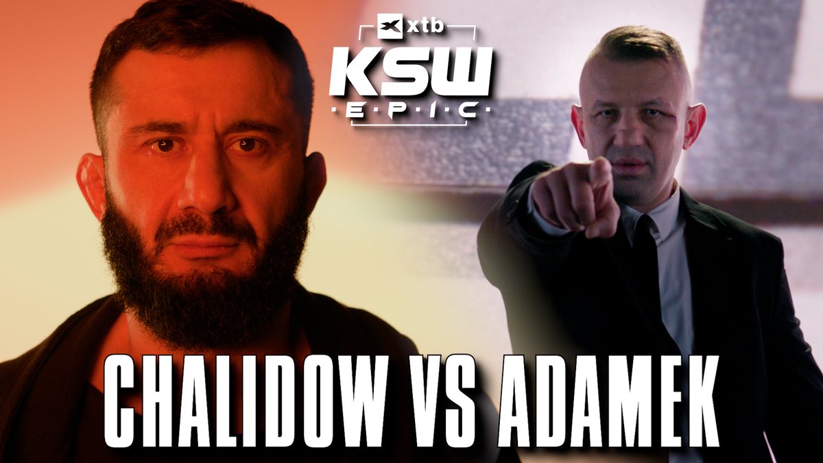 Two of Poland's most legendary warriors! KSW LHW &amp; 2 x MW Champion 👊 🇵🇱 Mamed Chalidow (MMA: 37-8-2, 17 KO) WBC, IBF, IBO &amp; The Ring Champ 🥊 🇵🇱 Tomasz Adamek (Boxing: 53-6, 31 KO) Will meet at XTB #KSWEpic | February 24 #Gliwice | 🎟️ eBilet | 🖥️