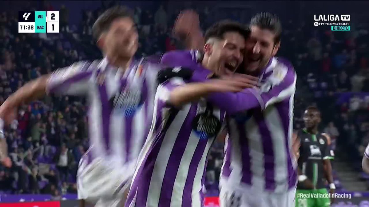 El Valladolid se pone juguetón 😏 Taconcito de Raúl Moro 🤝 Pase a la red de Meseguer #LALIGAHYPERMOTION