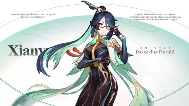 Character Demo - "Xianyun: Unfettered as the Wind" | #GenshinImpact #Xianyun