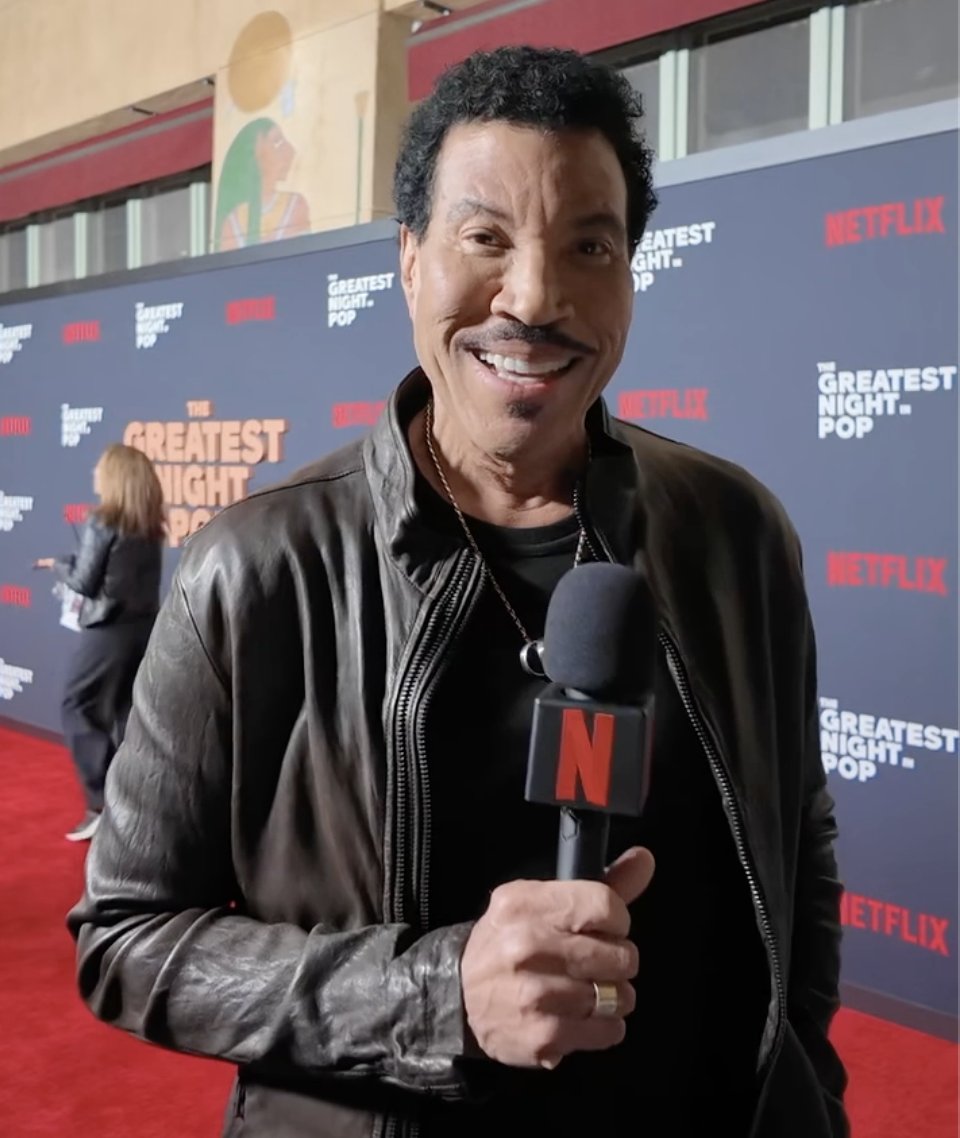 The Greatest Night in Pop? More like the greatest night for Pop-Pop as Lionel Richie hit the red carpet at tonight’s LA premiere and gushed about meeting his next grandchild