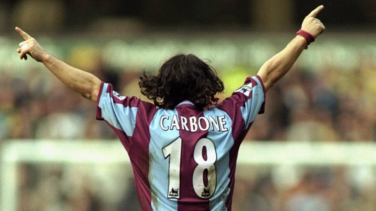 On this day, 24 years ago, Benito Carbone said: 'F**k it, I'll do it myself' and banged one top bins from 35-yards out for Aston Villa.