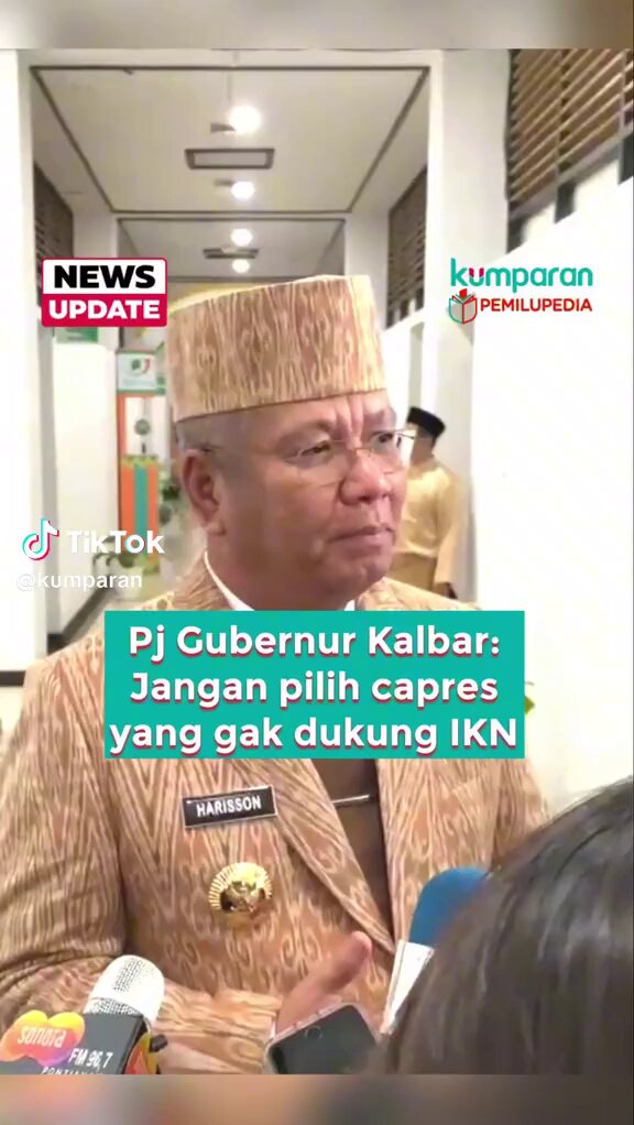 Pj Gubernur Kalbar : Jangan pilih capres yang nggak dukung IKN Ini termasuk kampanye nggak sih? 🙂