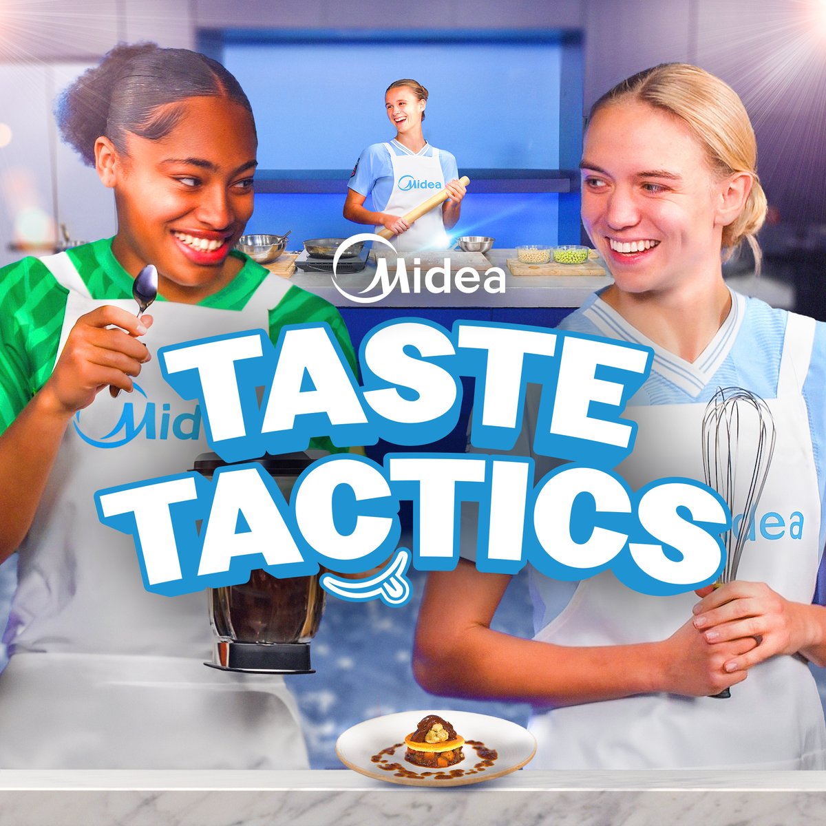 In episode 2️⃣ of Midea Taste Tactics, Khiara Keating, Esme Morgan and Kerstin Casparij make a North West classic, a meat and potato pie alongside Michelin chef Adam Reid and FG 🥧