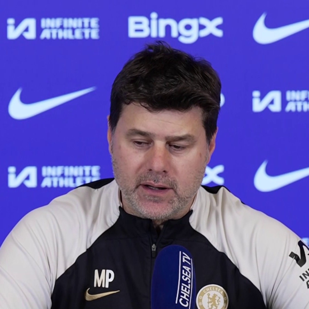 Mauricio Pochettino says Christopher Nkunku and Malo Gusto will be in Chelsea's matchday squad to play Liverpool 🔵