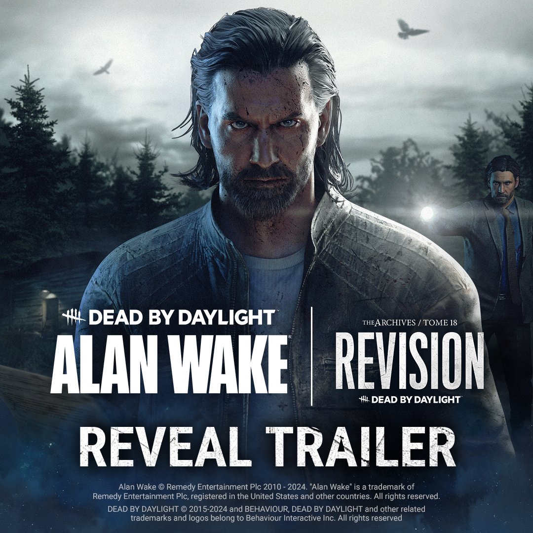 Memory. The ultimate unreliable narrator. Dead by Daylight: Alan Wake is here. Discover his new Outfits and stay tuned for Tome 18: REVISION opening tomorrow. Patch Notes Reddit 👉 Forums 👉