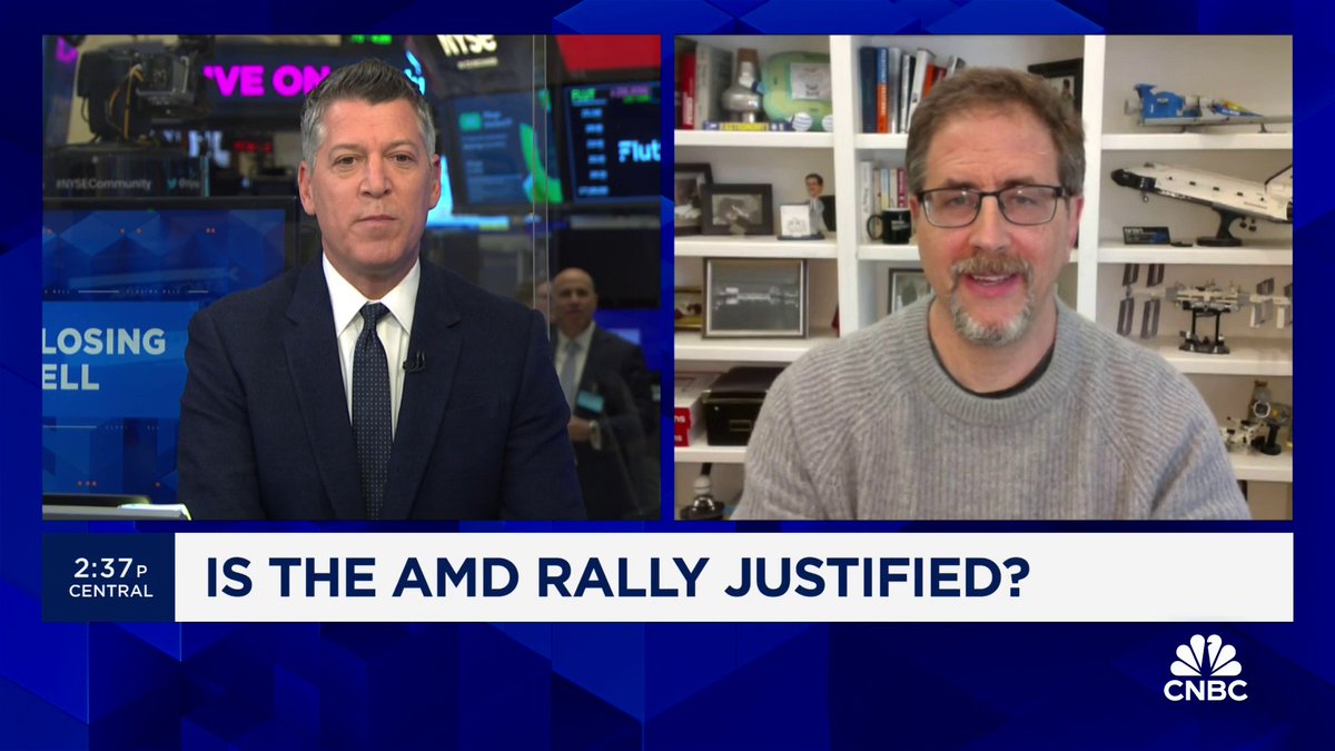 $AMD also set to report Q4 earnings after the bell. @bernsteinrasgon talks what to expect and his outlook for the company going forward: