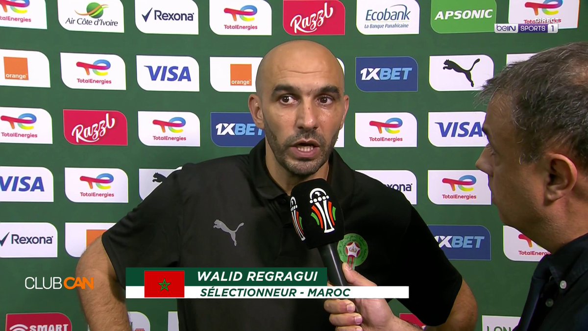 Walid Regragui s’exprime après l’élimination du Maroc ! 🇲🇦🗣️ #CAN2023 « J'assume la responsabilité. […] J’avais dit que le Maroc devait aller en demi-finale, je vais rentrer m’asseoir avec mon président. Je vais assumer ! » 😮 🎥 beIN SPORTS