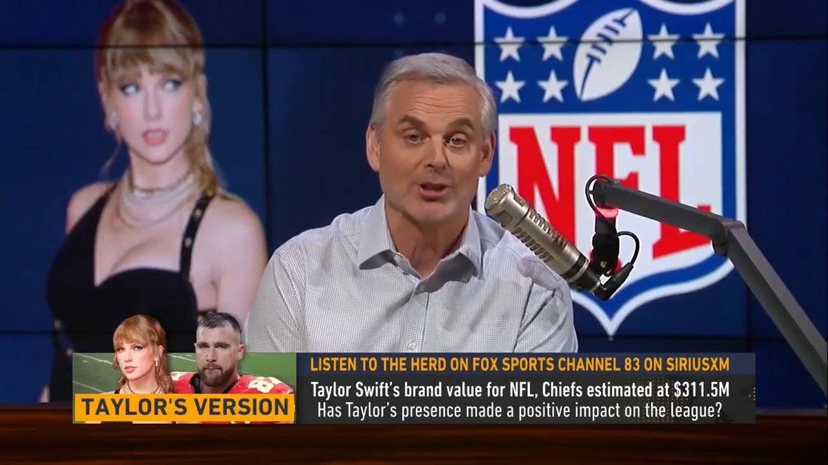 Holy shit. Every single word of this from @ColinCowherd on Taylor Swift is ๐ฅ